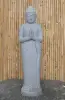  Product image 1 of the product “Standing Buddha made of Riverstone, position Namaskara , H. 149cm. ”